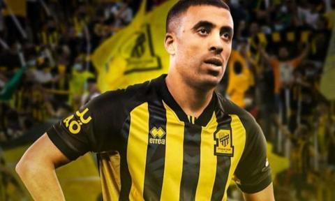 لاعب منتخب الاتحاد السعودي عبد الرزاق حمد الله