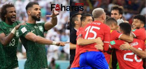 Date of match KSA vs Costa Rica 