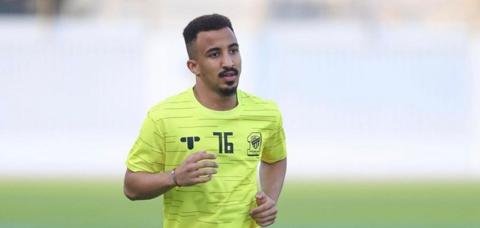 حازم الزهراني أحد لاعبي الاتحاد السعودي 