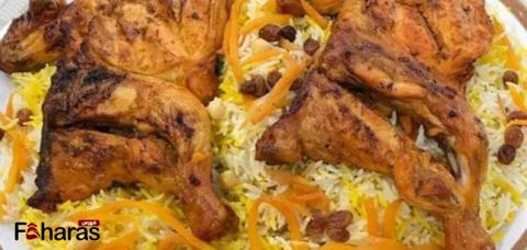 صورة بها طبق به أرز ولحم ضمن الحديث عن أقرب مطعم بخاري قريب من موقعي الرياض