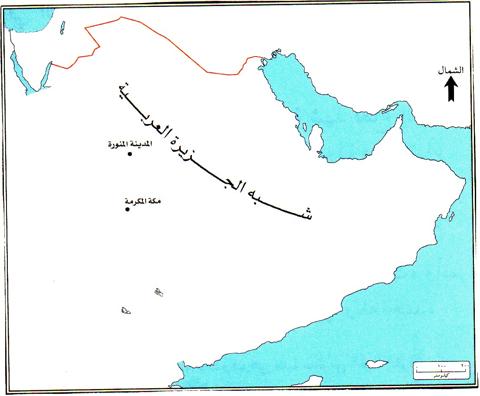 خريطة المملكة العربية السعودية صماء