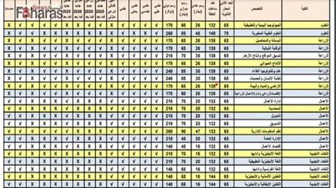 تخصصات الجامعات الأردنية الرسمية لعام 2023؛